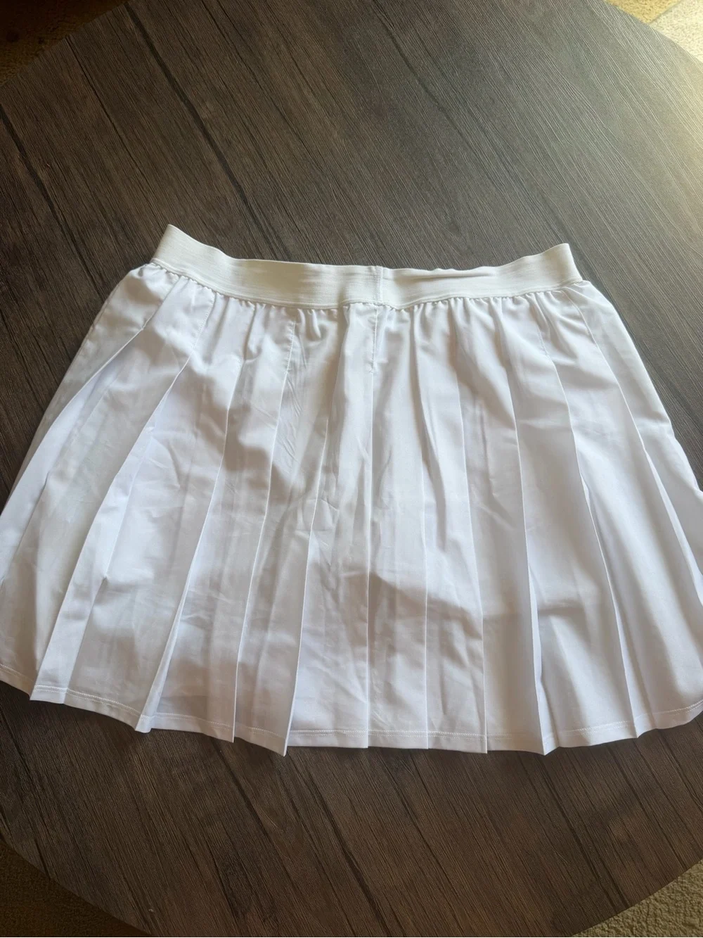 ALO Yoga White Varsity Skirt